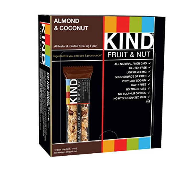 KIND - Almond & Coconut Bars - 12/1.4 oz Delivery or Pickup ...