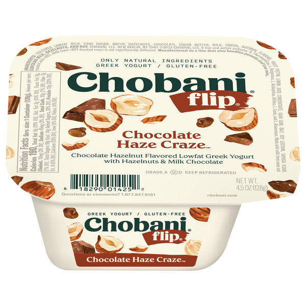 Chobani Yogurt, Greek, Chocolate Haze Craze
