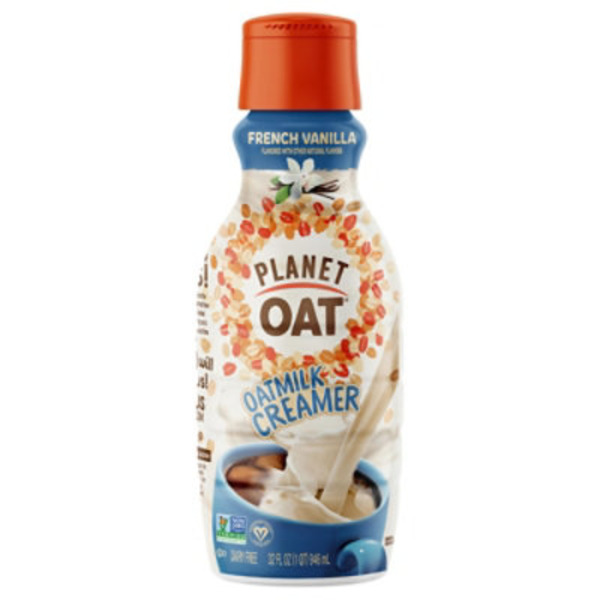 PLANET OAT French Vanilla Coffee Creamer, 32 oz