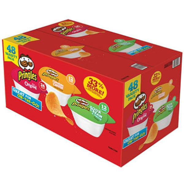 Pringles - Variety Chip Snack Pack - 48 Ct