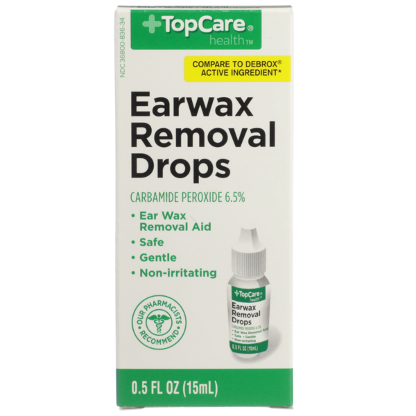 Top Care Carbamide Peroxide 6.5 Earwax Removal Drops (0.5 oz) Instacart