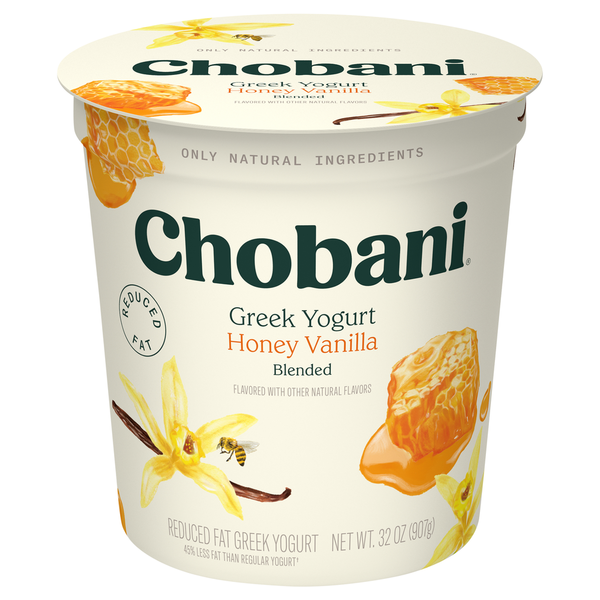 Chobani Blended Honey Vanilla Reduced Fat Greek Yogurt