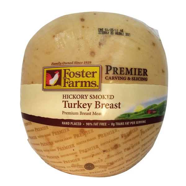 Foster Farms - Hickory Smoked Turkey Breast - 9 lbs avg, 2 per case