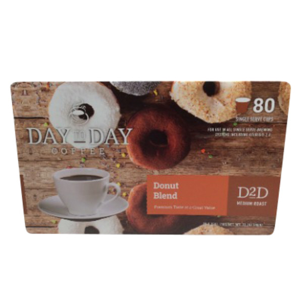 Day to Day Donut Blend Single Serve Coffee Cups