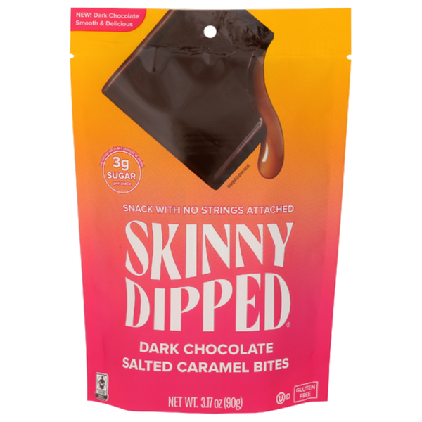Skinnydipped Salted Caramel Dark Chocolate Bites