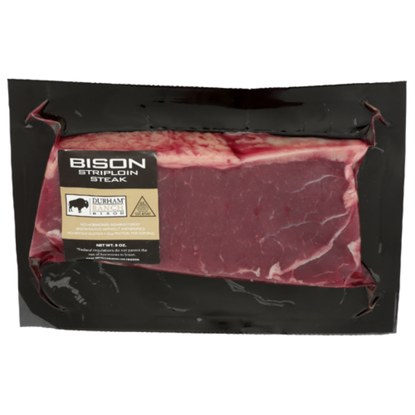 Durham Bison Striploin Steak