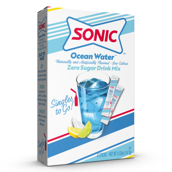 SONIC Low Calorie, Ocean Water Drink Mix Same-Day Delivery or