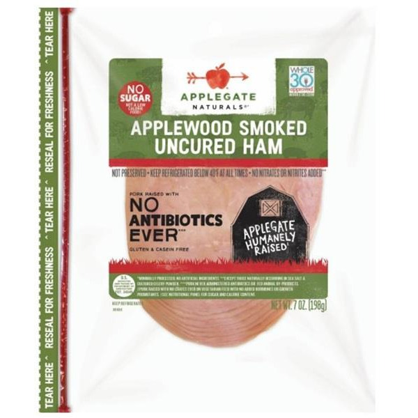 Applegate Naturals Applewood Smoked Uncured Ham