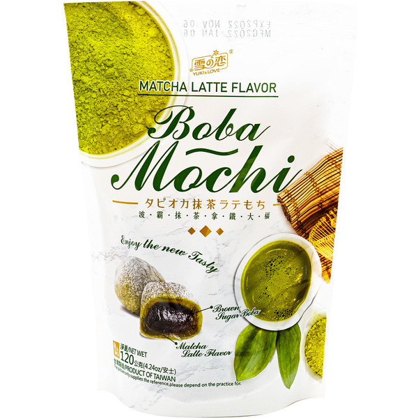 Yuki & Love Boba Mochi - Matcha Latte Flavour