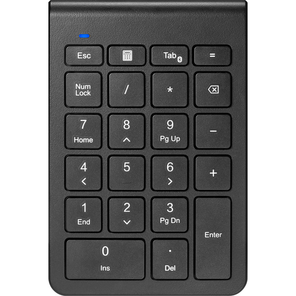 Insignia 22-Key Bluetooth Scissor Switch Number Keypad for Windows, macOS, ChromeOS, iPadOS & Android - Black