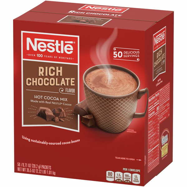 Nestle Hot Cocoa Mix, Rich Chocolate Flavor Same-Day Delivery