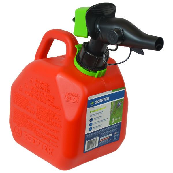 Scepter USA 1-Gallon Plastic Gasoline Can 3-gpm