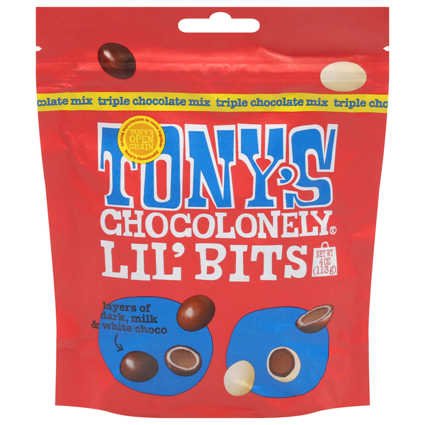 Tony's Chocolonely Lil' Bits, Triple Chocolate Mix