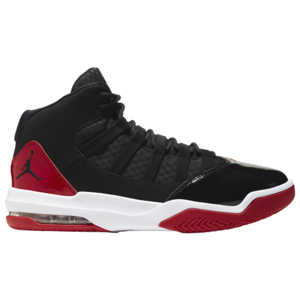 Jordan Men's Max Aura Basketball Shoes, Size 11.5 - Black/Black/Gym Red