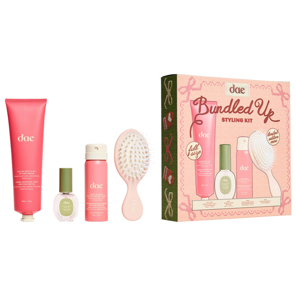 dae Cactus Fruit 3-in-1 Styling Cream, Mini Fairy Blaster & Prickly Pear Oil Set