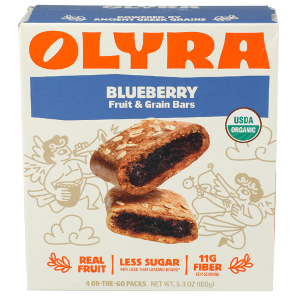Olyra Foods Inc Organic Blueberry Filled Breakfast Biscuits 4 Pack