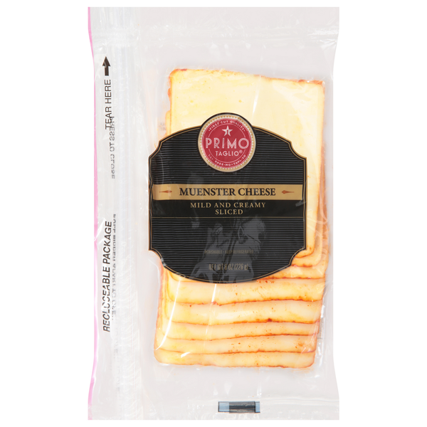 Primo Taglio Sliced Cheese, Muenster