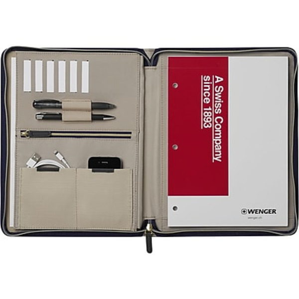Wenger 601565 Swiss Gear Navy Polyester & PVC Padfolio & Notepad