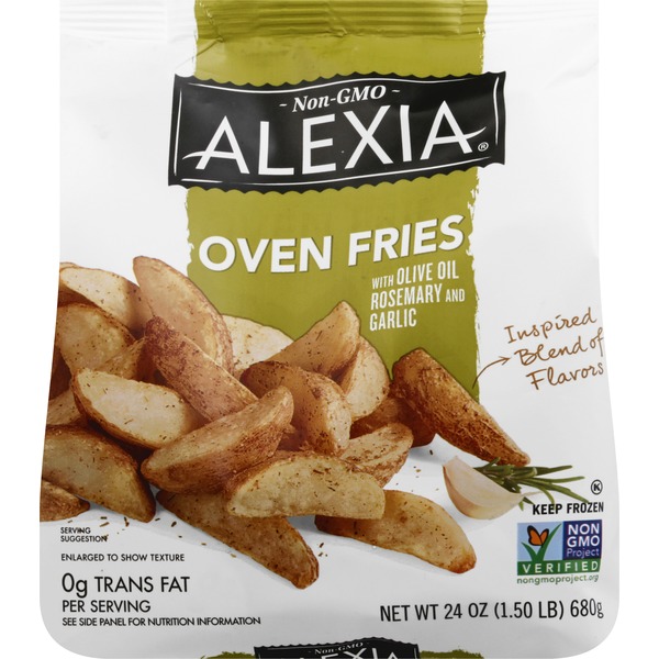 Alexia Oven Fries, with Olive Oil Rosemary and Garlic (24 oz) from