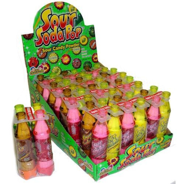 Sour Soda Pop Sour Candy, 0.3 oz - 12ct