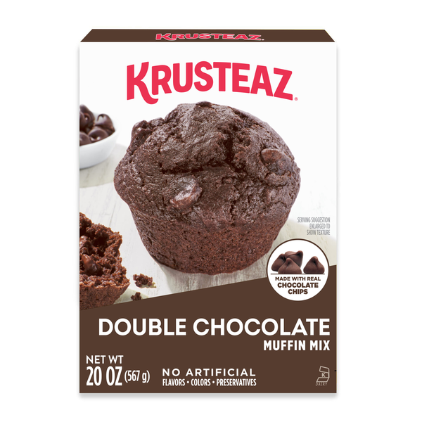 Krusteaz Double Chocolate Muffin Mix Same-Day Delivery or Pickup