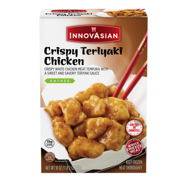 InnovAsian Crispy Teriyaki Chicken, Frozen Multi-Serve Entrée Same