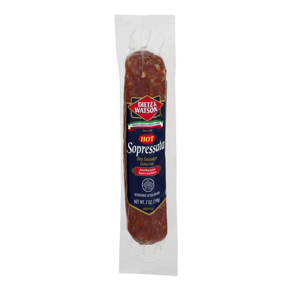 Dietz & Watson Hot Sopressata (7 oz) Instacart