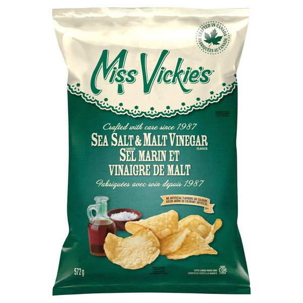 Miss Vickie's Sea Salt & Vinegar Flavoured Kettle Cooked Potato Chips