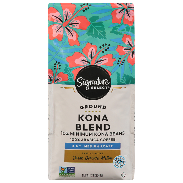 Signature SELECT Coffee, Ground, Medium Roasted, Kona Blend