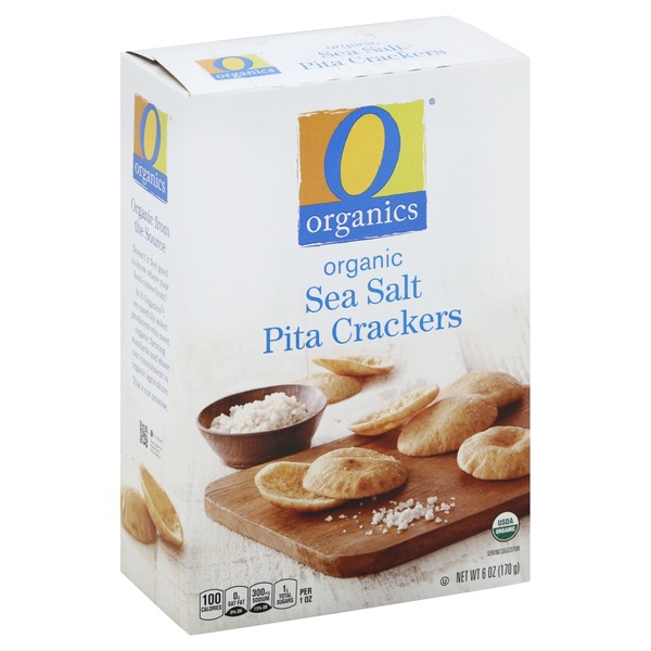 O Organics Organic Sea Salt Pita Crackers (6 oz) Instacart