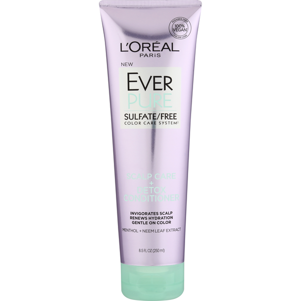 L'Oreal Conditioner, Scalp Care + Detox, Sulfate Free (8.5 oz) Instacart
