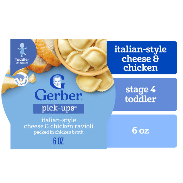 Gerber Pick-Ups Italian-Style Cheese & Chicken Ravioli