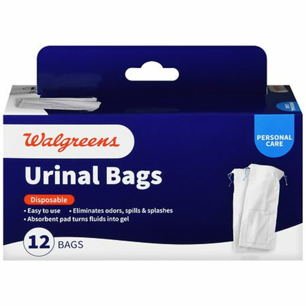 Walgreens Walgreens Disposable Urinal Bag with Absorbent Pad For Men