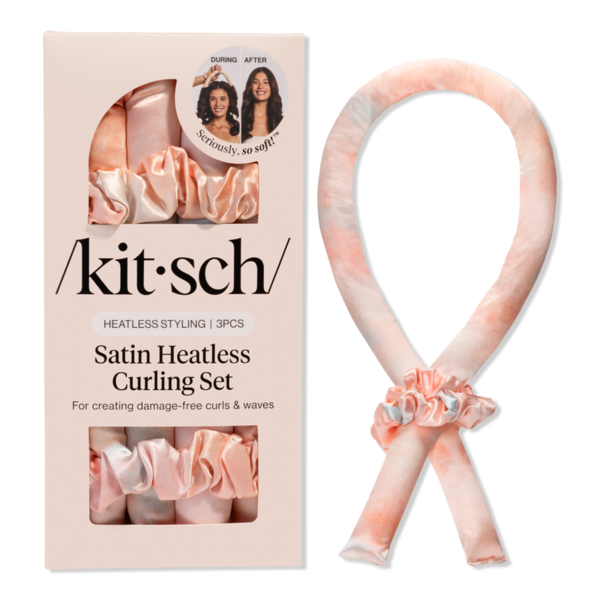 Kitsch Heatless Curling Set - Satin - Tie Die