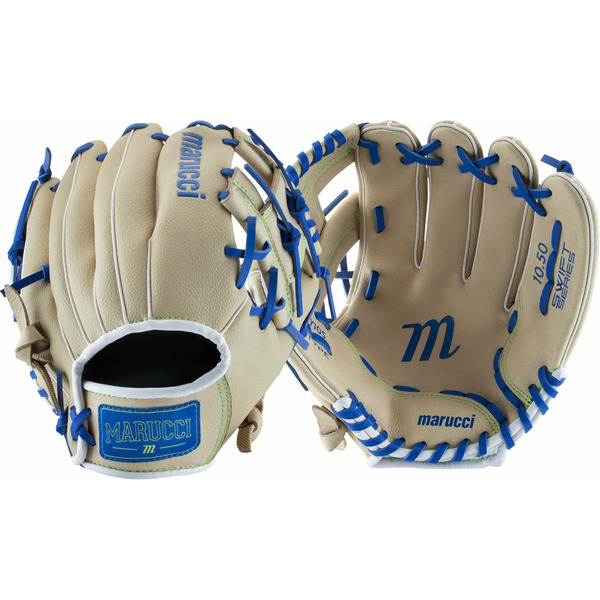 Marucci Youth S Type Left Hand Throw Swift Series Gloves - Navy & Red