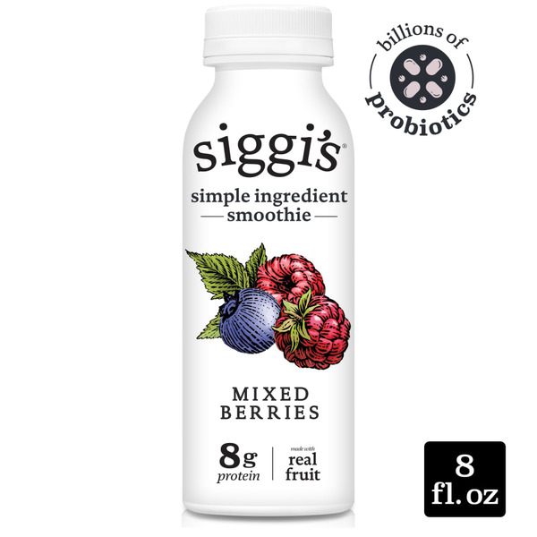 Siggi's Mixed Berries Probiotic Lowfat Yogurt Drink Same-Day