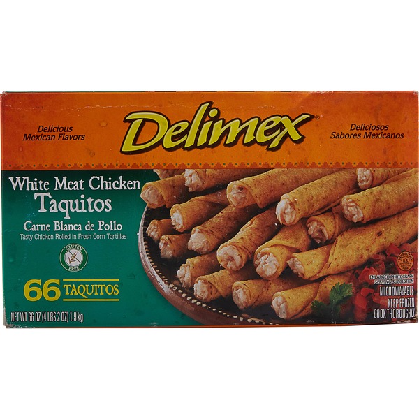 Delimex White Meat Chicken Taquitos (66 oz) from Costco Instacart