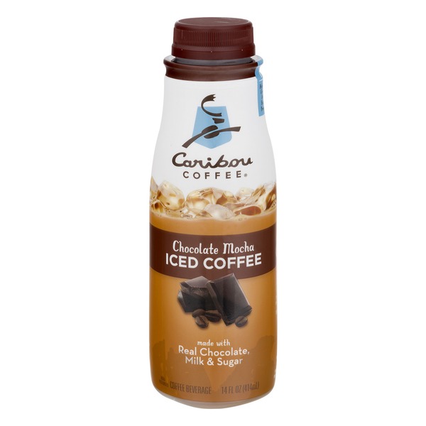 Caribou Coffee Iced Coffee Chocolate Mocha (14 fl oz) Instacart