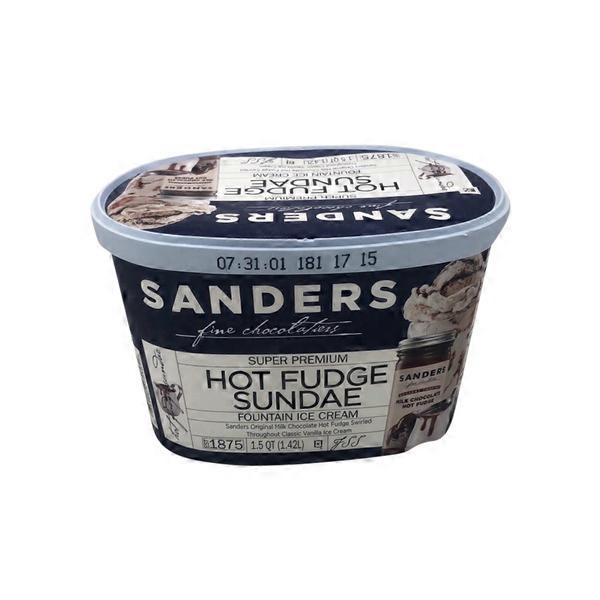 Sanders Hot Fudge Sundae Fountain Ice Cream (48 fl oz) Instacart