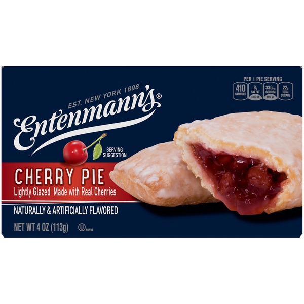Entenmann's Single Serve Cherry Snack Pie (4 oz) Instacart