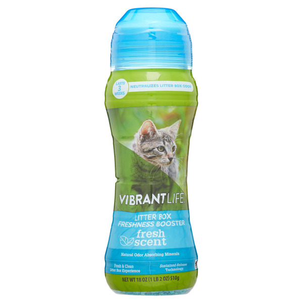 Walmart Vibrant Life Litter Box Freshness Booster Fresh Scent Same