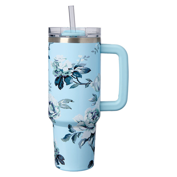 Adventuridge 40 oz Thirst Crusher Tumbler - Flower, Blue Same-Day