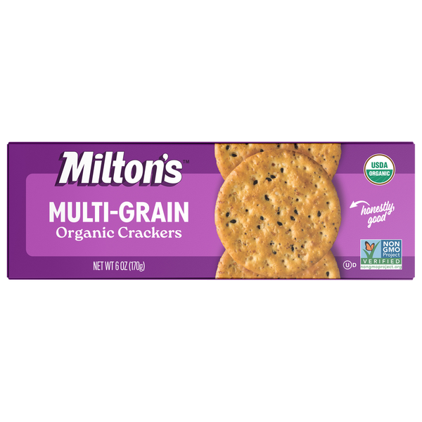 Milton's Organic Crackers, Multi-Grain