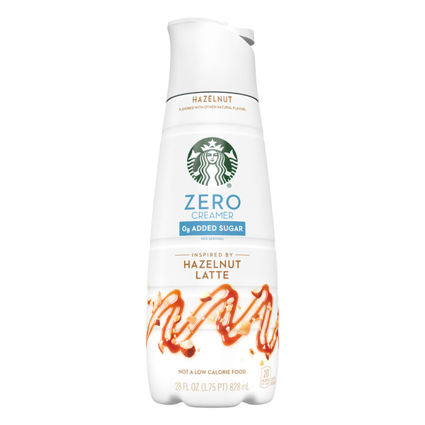 Starbucks Zero Hazelnut Flavored Liquid Coffee Creamer Same-Day