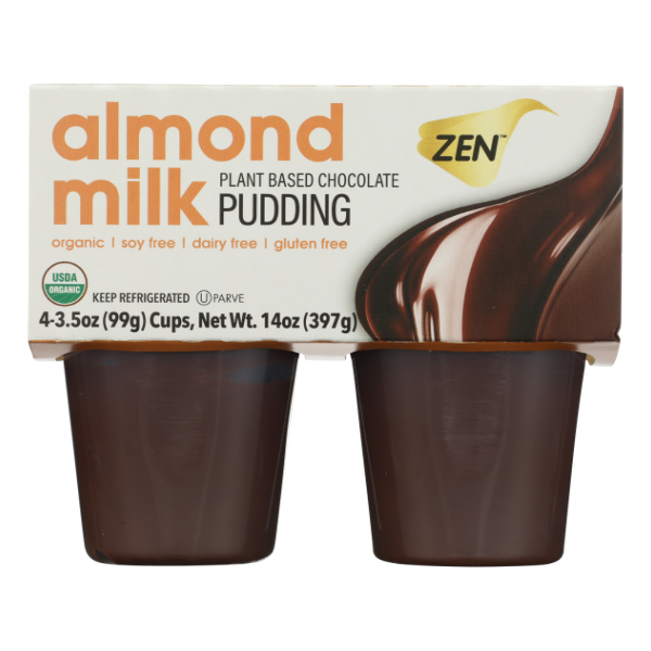 Zen Pudding, Plant Based Chocolate, Almond Milk Same-Day Delivery