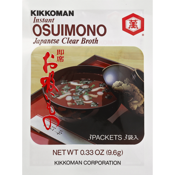 Kikkoman Broth, Instant, Japanese Clear, Osuimono