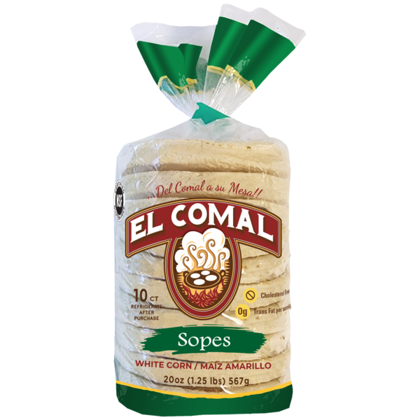 El Comal White Corn Sopes
