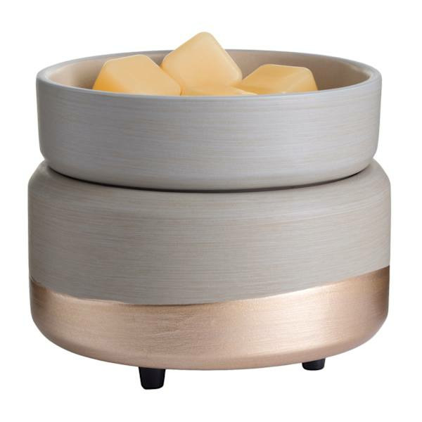 2-In-1 Gold Dip Fragrance Wax Warmer