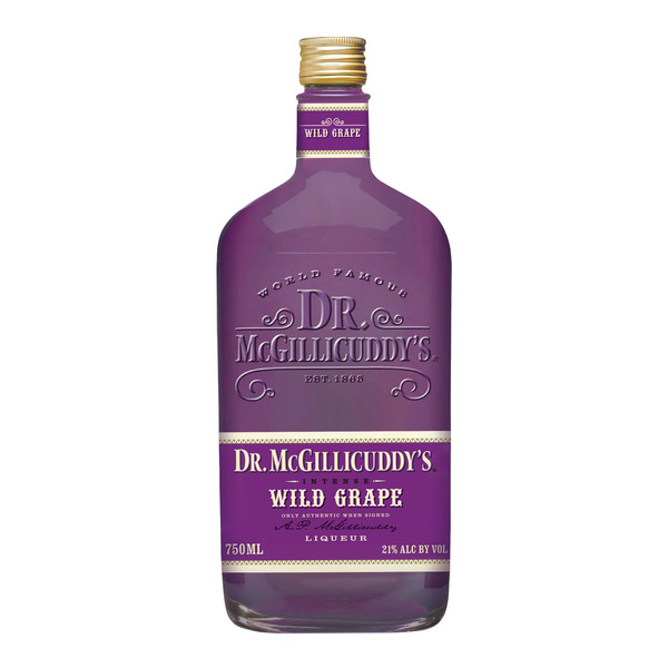 Dr McGillicuddy's Wild Grape Liqueur, Liquor, 42 Proof Same-Day