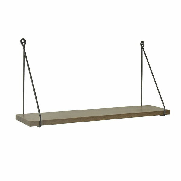 Belle Maison Shelf Wall Decor, Black